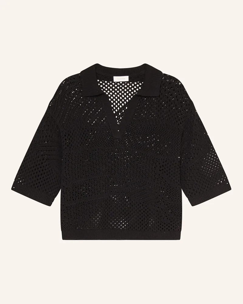 Darling Harbour Strickshirt Schwarz