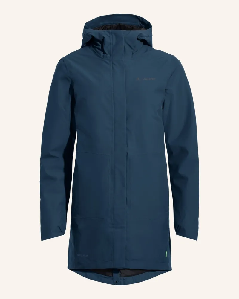 Vaude Radjacke W Cyclist Padded Parka Ii blau Blau