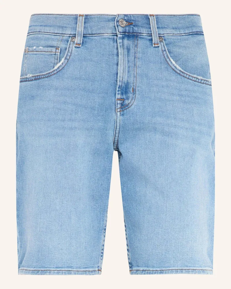 7 for all mankind REGULAR Denim Shorts Blau