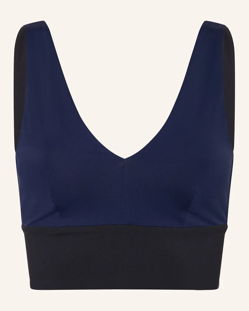 MYMARINI Bralette-Bikini-Top YOGATOP zum Wenden mit UV-Schutz 50 Dunkelblau