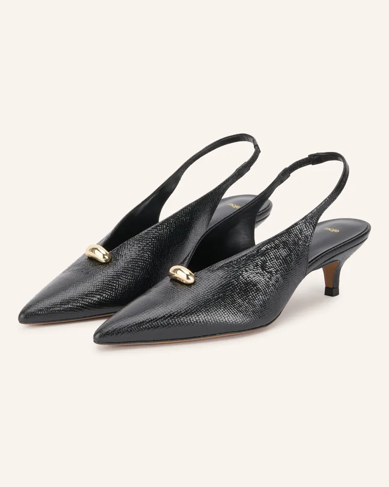 Maje Slingpumps schwarz Schwarz
