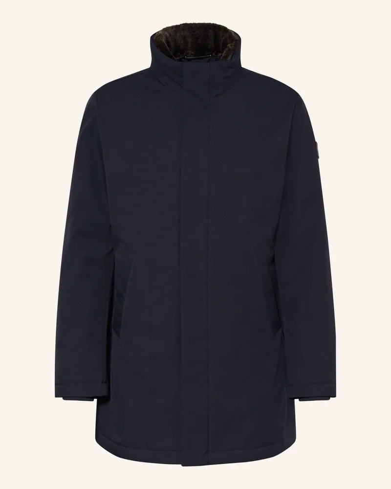 Milestone Parka Mslondon Mit Herausnehmbarer Blende Und Abnehmbarer Kapuze blau Dunkelblau
