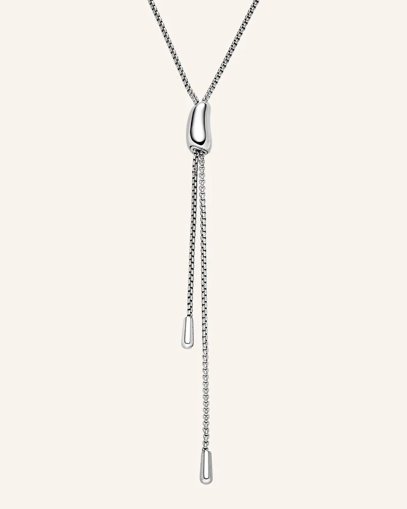 S.Oliver Halskette  Aus  Edelstahl silber Silber