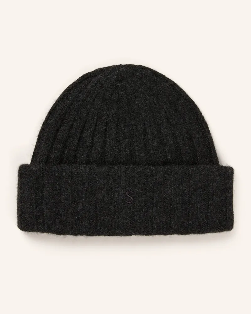 Stetson Cashmere-Mütze grau Dunkelgrau