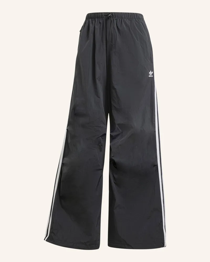 adidas 3-STREIFEN WOVEN PARACHUTE HOSE Schwarz