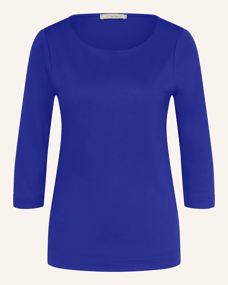 lilienfels Longsleeve mit 3/4-Arm Blau
