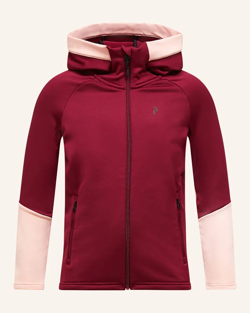Peak Performance Fleecejacke Rot