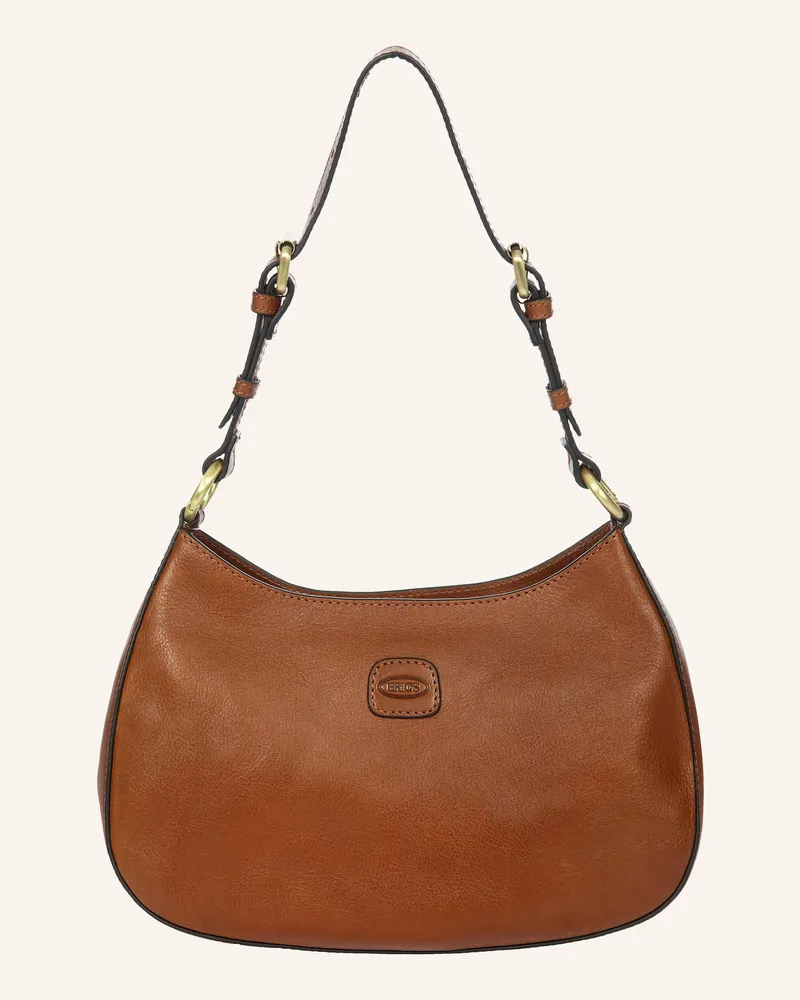 Bric's Schultertasche VOLTERRA Braun