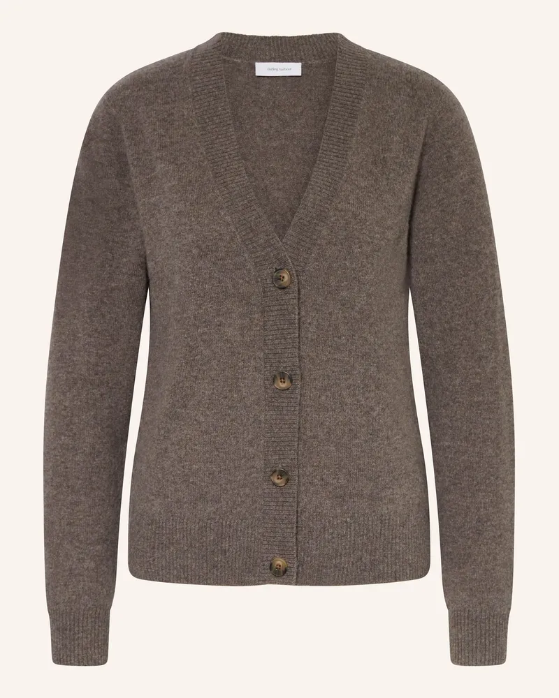 Darling Harbour Strickjacke aus Cashmere Trüffel