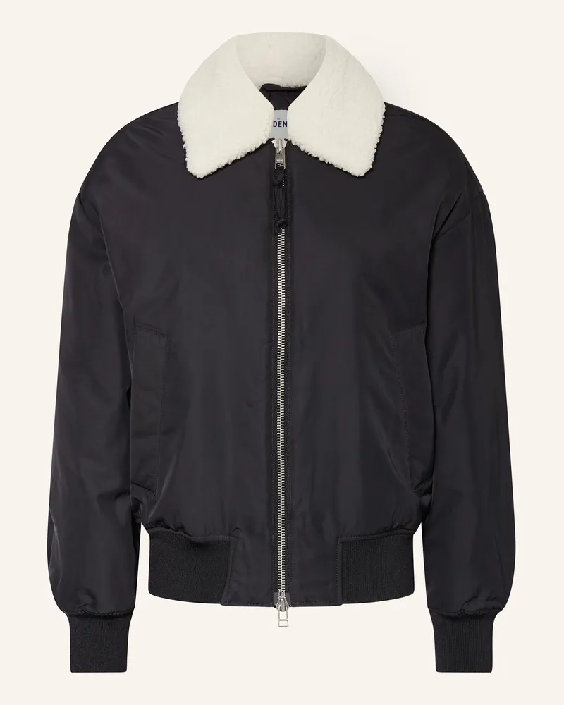 Marc O'Polo Blouson mit Teddyfell Schwarz