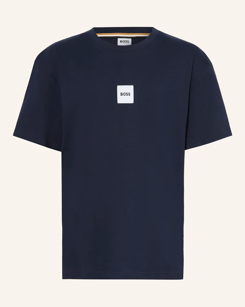 HUGO BOSS T-Shirt blau Dunkelblau