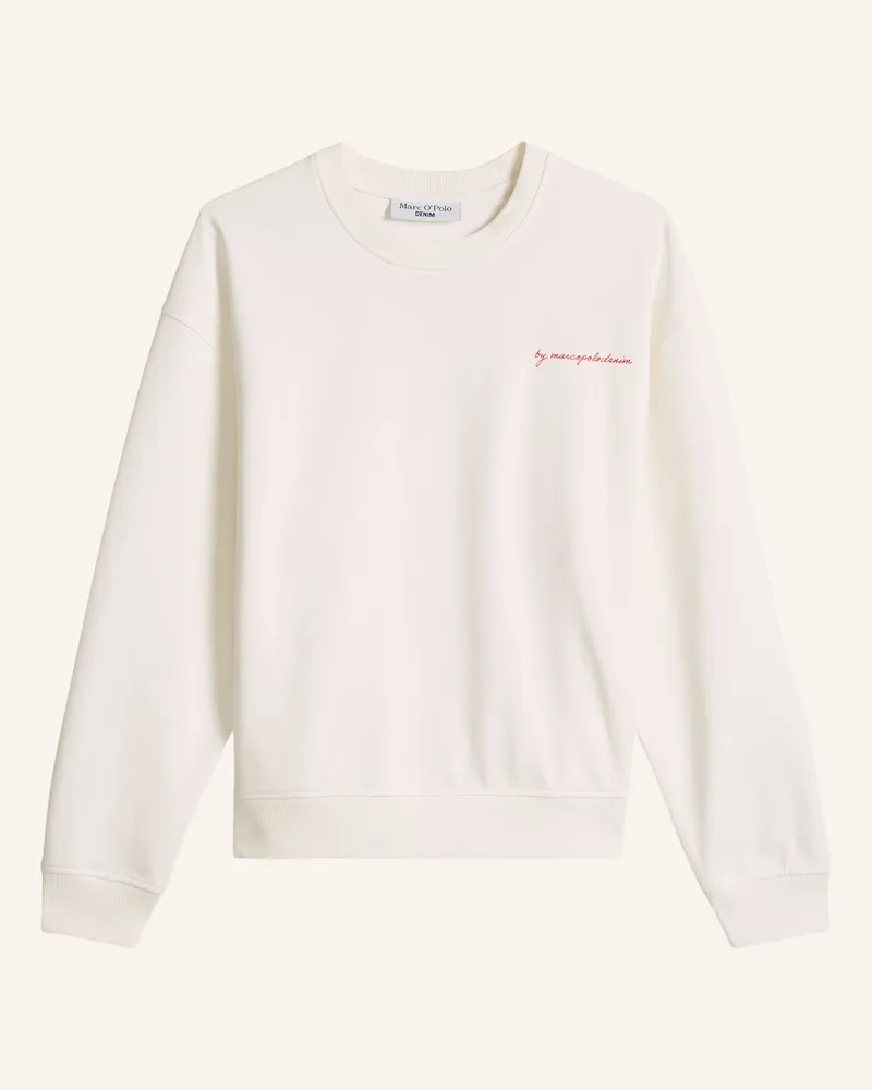 Marc O'Polo Sweatshirt weiss Ecru