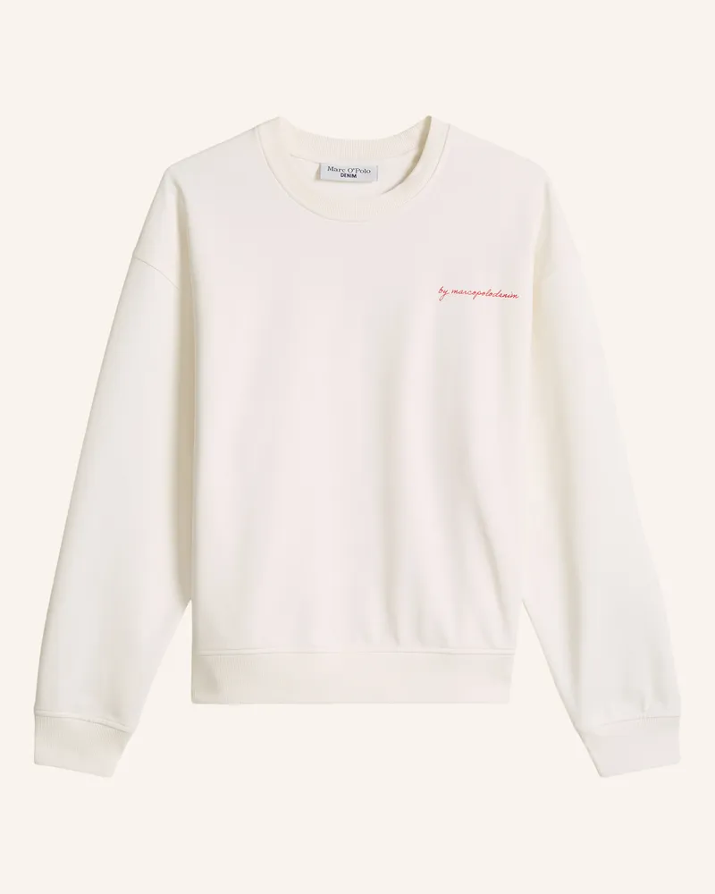 Marc O'Polo Sweatshirt weiss Ecru