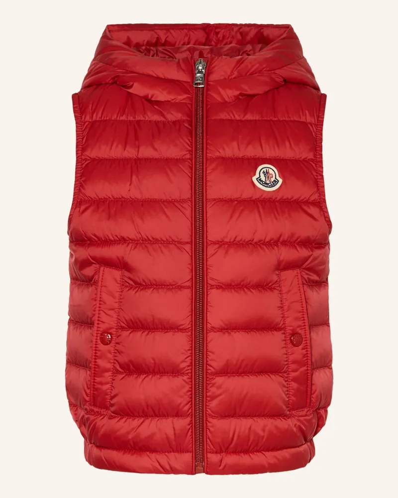 Moncler Daunenweste UZAY Rot