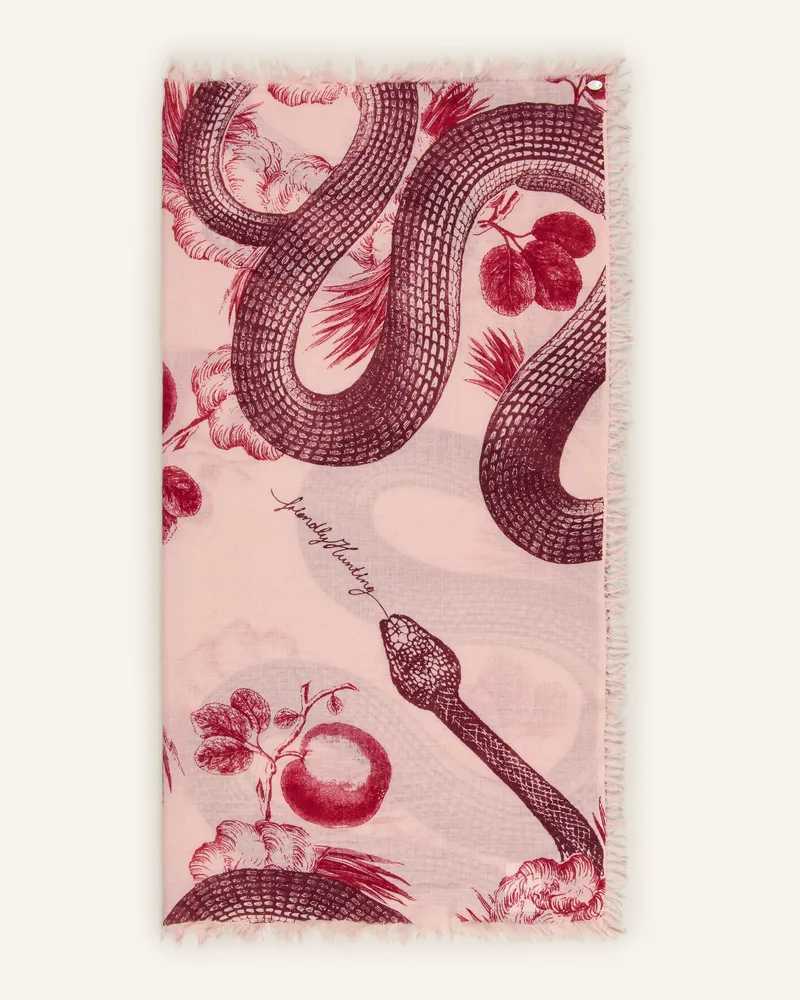 Friendly Hunting Cashmere-Tuch rosa Hellrosa