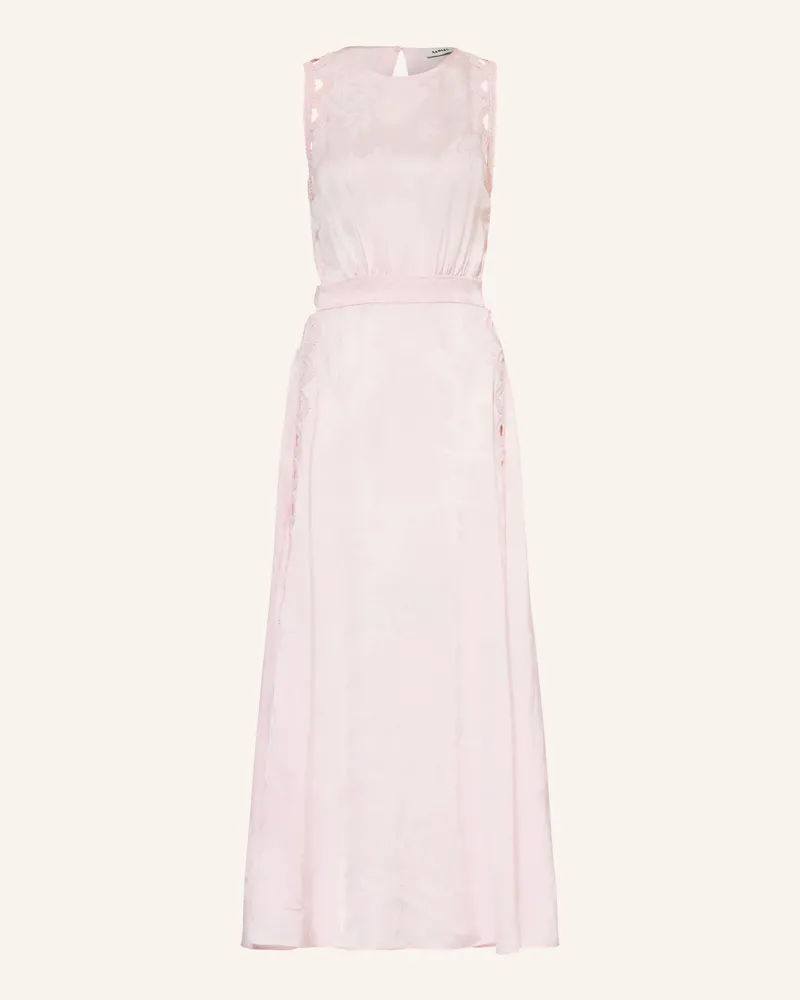 Sandro Jacquard-Kleid Mit Cut-Outs rosa Hellrosa