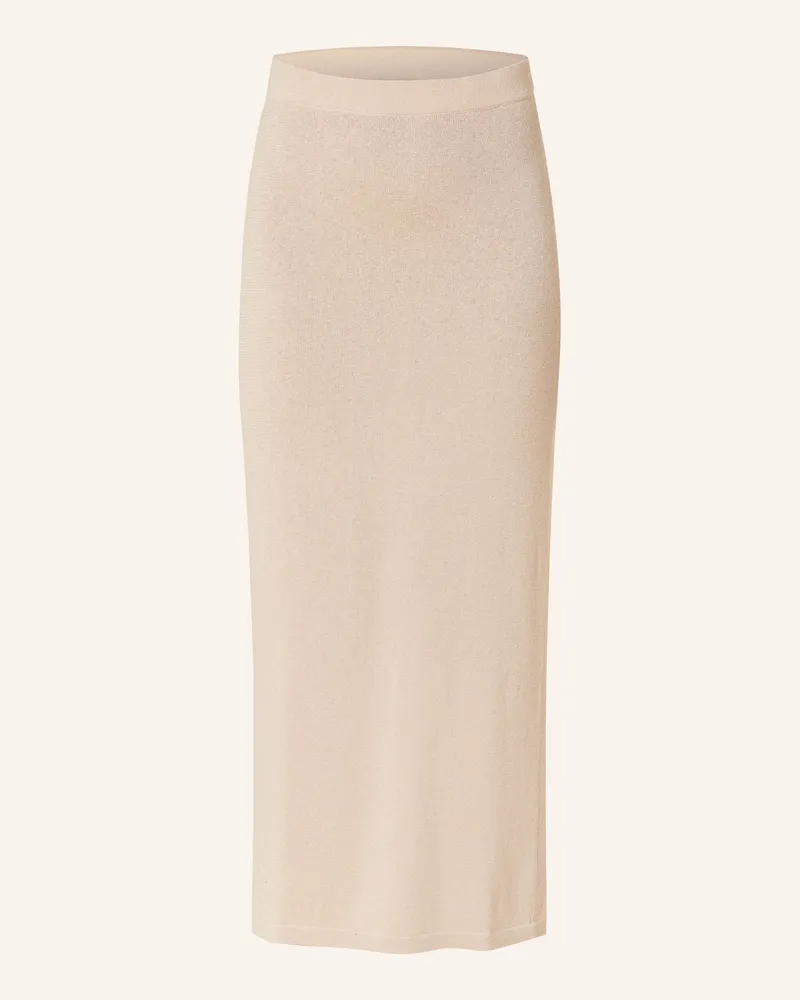FTC Cashmere Rock mit Glitzergarn Beige