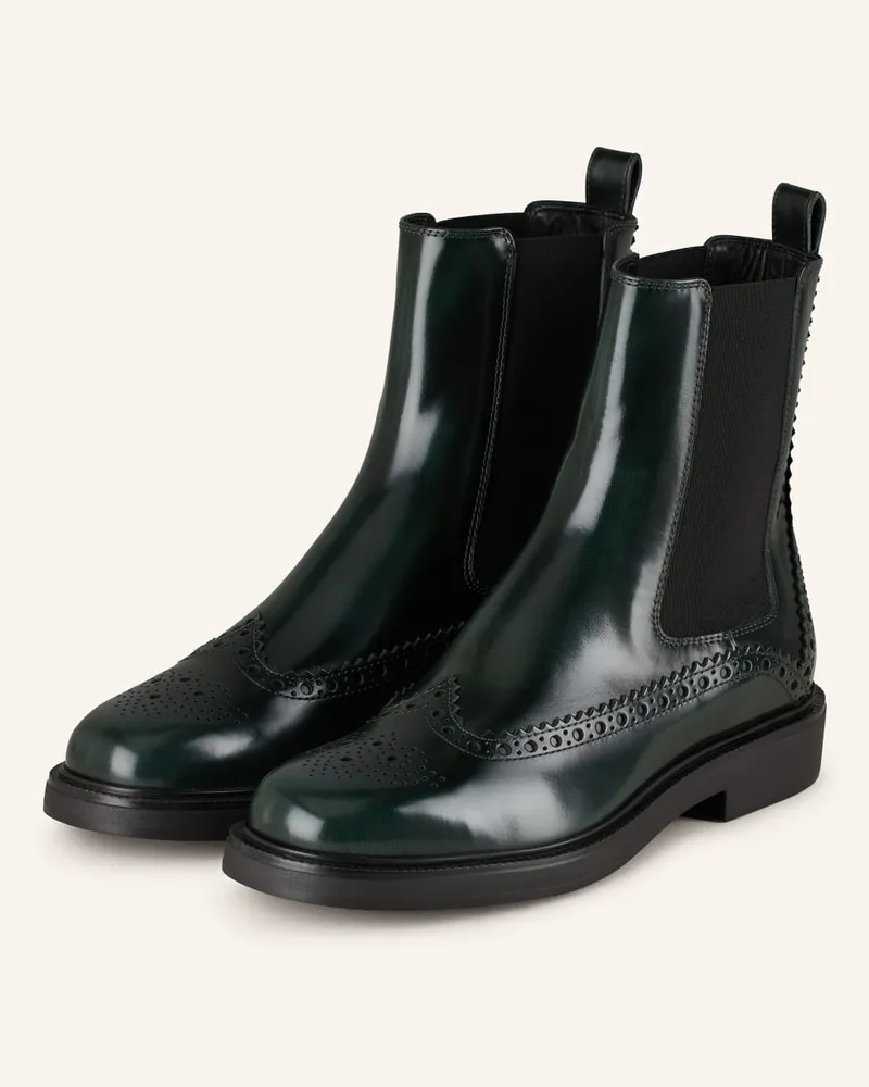 TOD'S Chelsea-Boots - DUNKELGRÜN Gruen