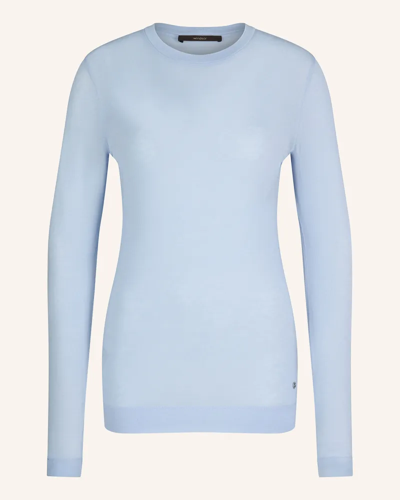 windsor. Longsleeve blau 