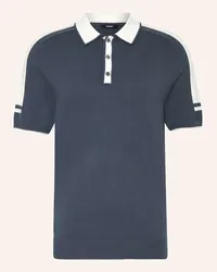 Reiss Strick-Poloshirt BRUNSWICK Blau