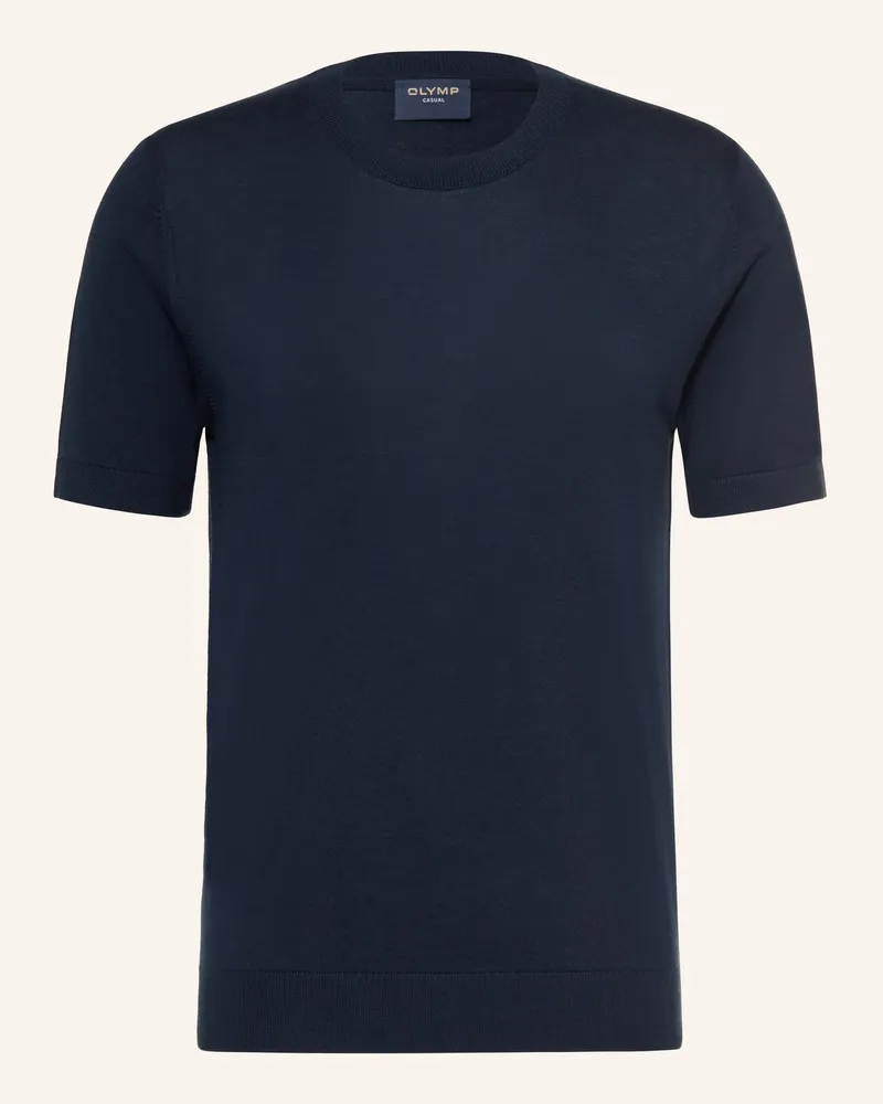 Olymp Strickshirt Dunkelblau