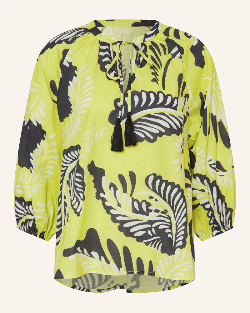 Darling Harbour Blusenshirt Mit 3/4-Arm gruen Gelb