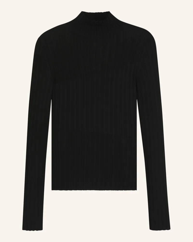 HUGO BOSS Pullover SICLAMINO Slim Fit Schwarz