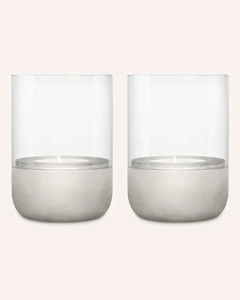 Blomus Windlicht Calma grau Hellgrau