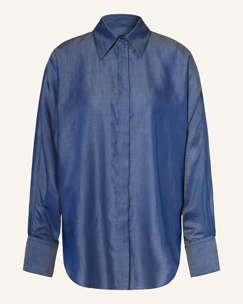 HUGO BOSS Hemdbluse Biveni blau Dunkelblau