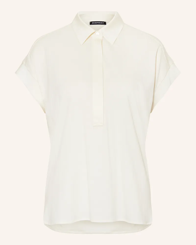 Repeat Poloshirt Ecru