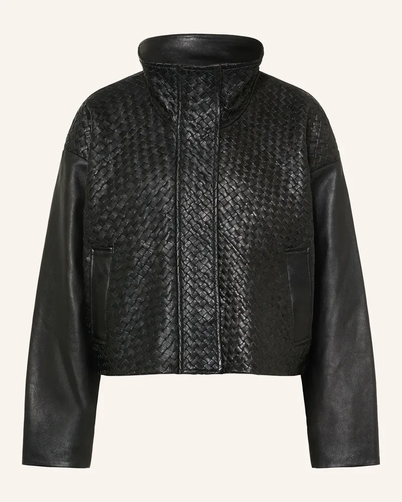 Elias Rumelis Lederjacke Dalida schwarz Schwarz
