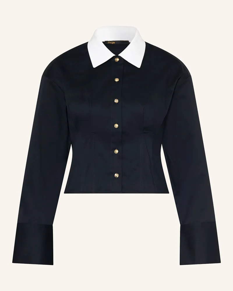 Maje Hemdbluse Dunkelblau