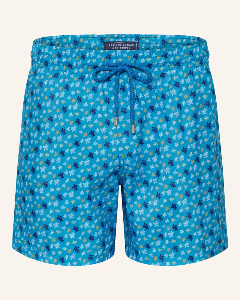 Vilebrequin Badeshorts Mahina blau Türkis