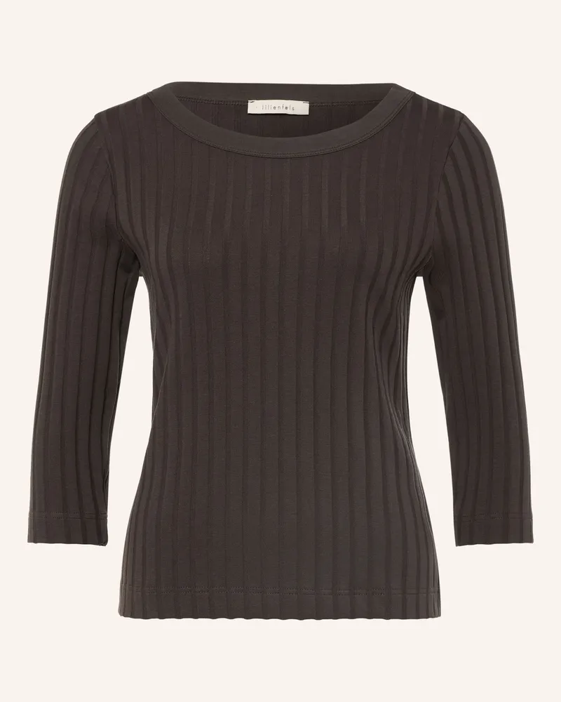 lilienfels Shirt Mit 3/4-Arm braun Dunkelbraun