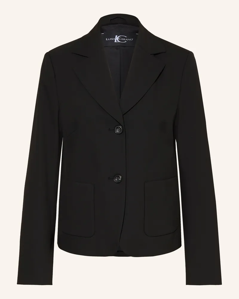 Luisa Cerano Blazer schwarz Schwarz