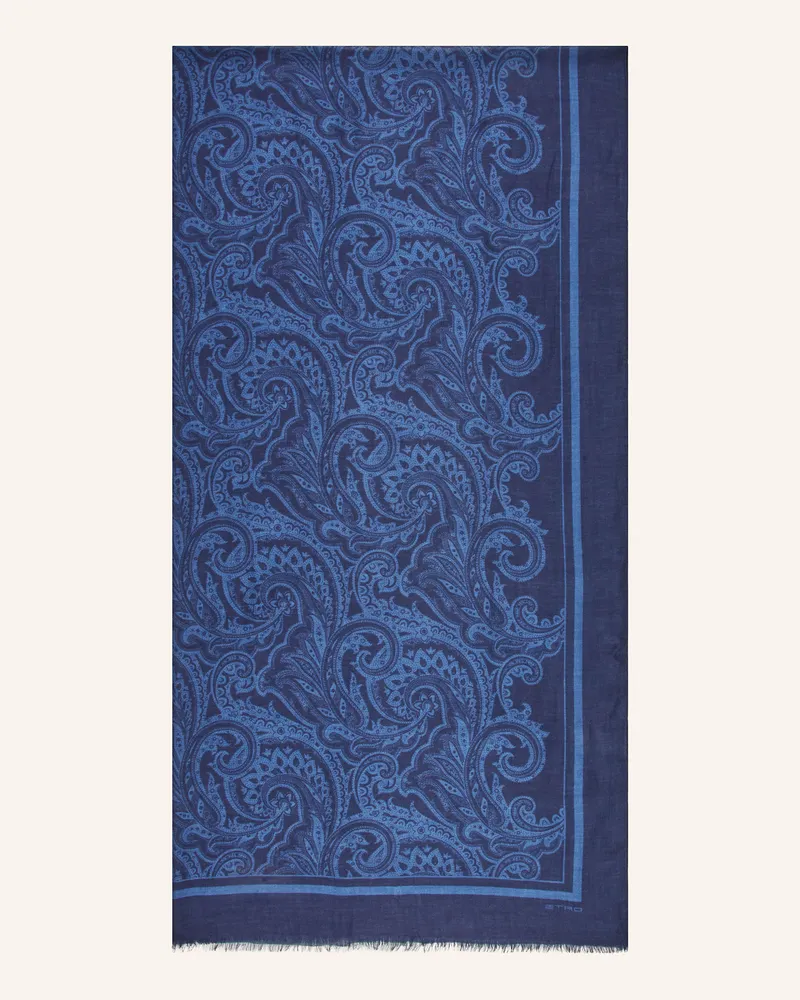 Etro Schal Dunkelblau