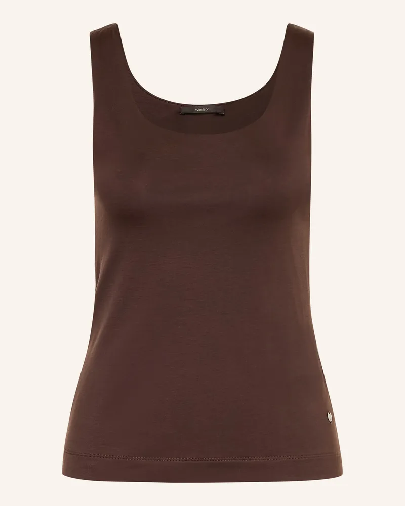 windsor. Top braun Dunkelbraun