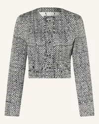 Guess Tweed-Jacke mit Glitzergarn Schwarz