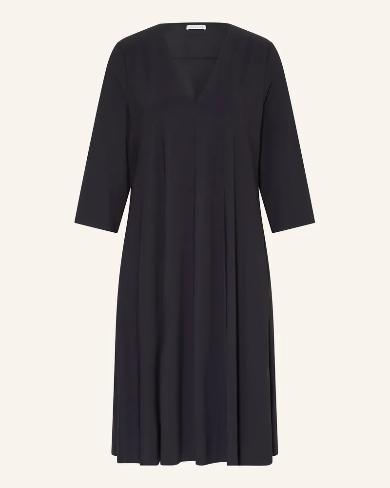 Mrs & HUGS Kleid mit 3/4-Arm Dunkelblau