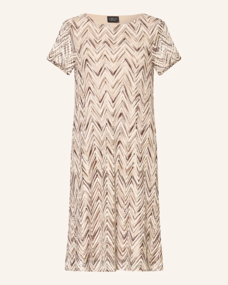 S.Oliver Strickkleid beige Beige