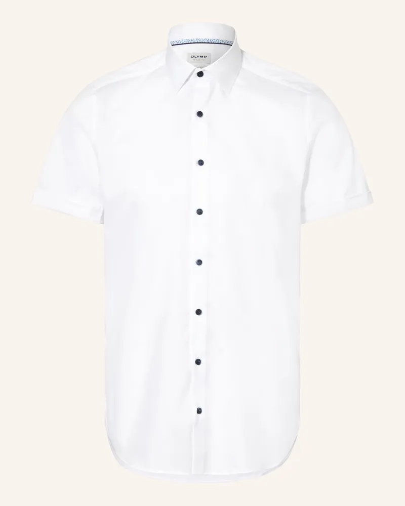 Olymp Halbarm-Hemd Level Five Body Fit weiss Weiss