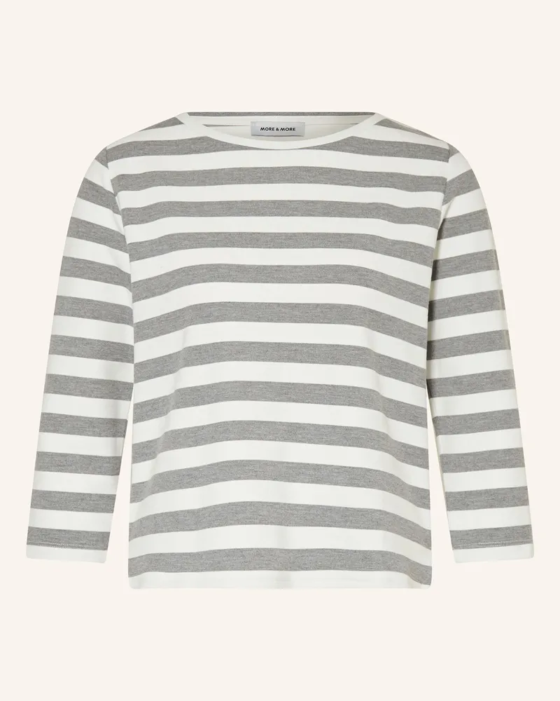 More & More Longsleeve mit 3/4-Arm Weiss