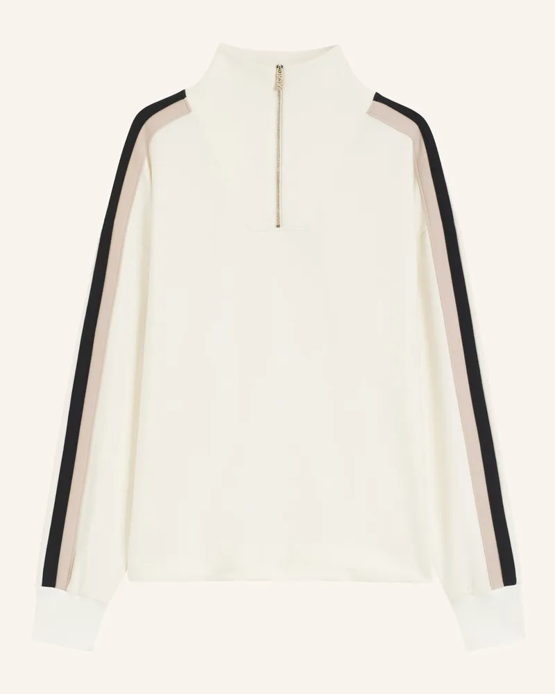 HUGO BOSS Loungewear Oberteil Mirage_Sweatshirt Hz beige Weiss