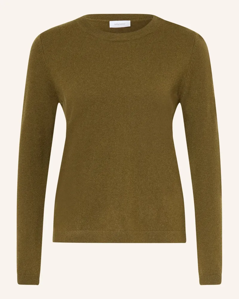 Darling Harbour Cashmere-Pullover gruen Olive