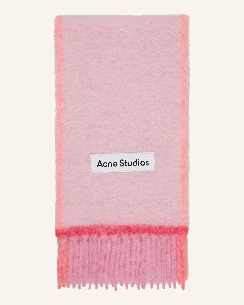 Acne Studios Schal mit Alpaka Pink