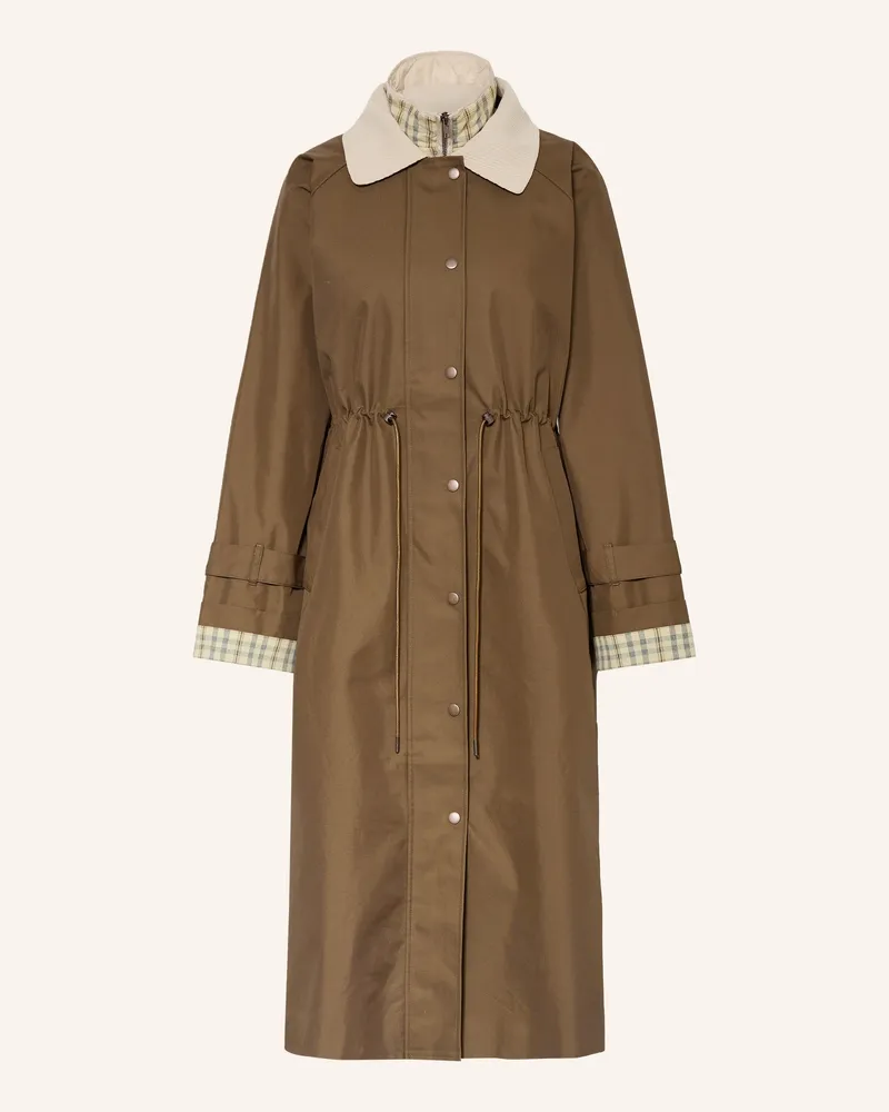 Y.A.S Parka mit herausnehmbarer Blende Braun