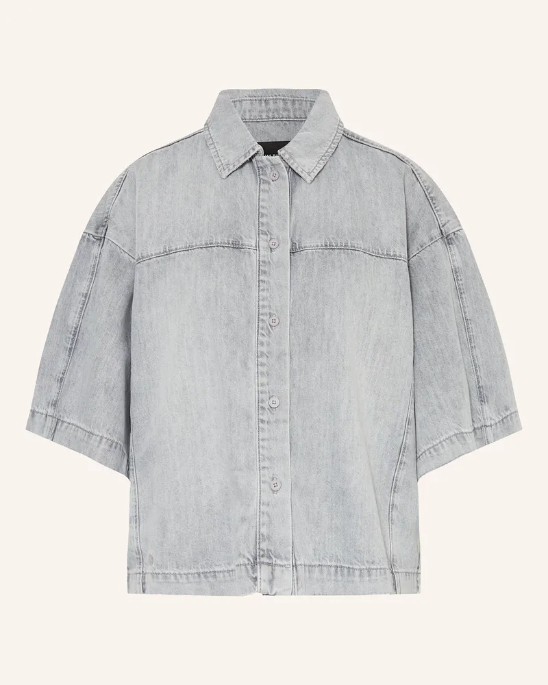 Elias Rumelis Hemdbluse HILLI in Jeansoptik Grau