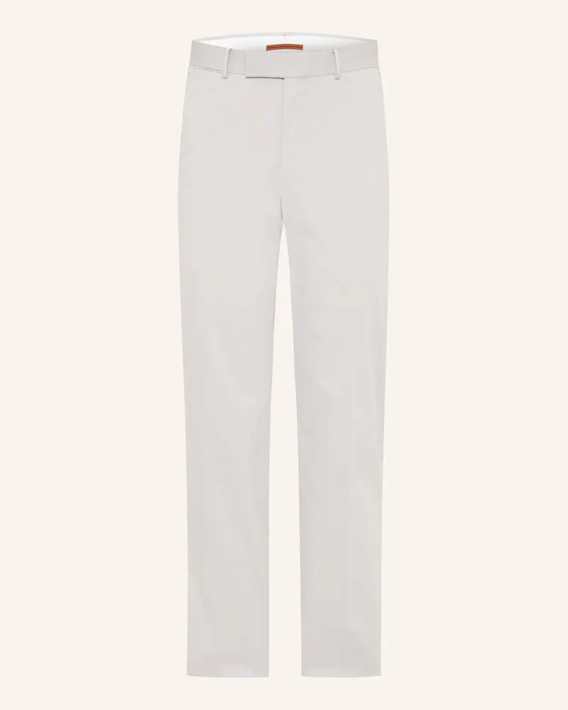 Ermenegildo Zegna Hose Slim Fit grau Hellgrau