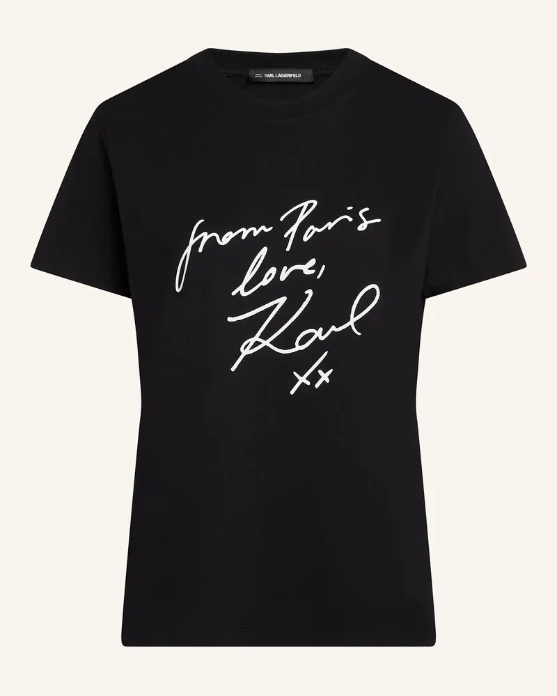 Karl Lagerfeld T-shirt Schwarz
