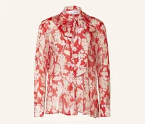 Seidenbluse mit Schluppe